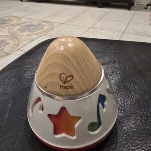 Hape Musical Spinning Top - Multicolor